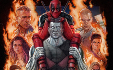 Картинка рисованное кино deadpool