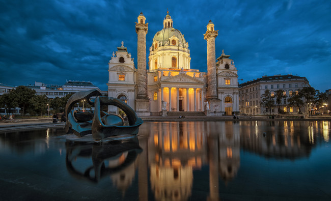 Обои картинки фото vienna, города, вена , австрия, дворец