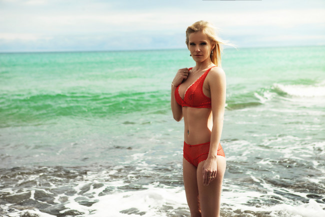 Обои картинки фото девушки, -unsort , блондинки, karine