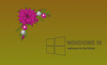 обоя компьютеры, windows  10, логотип, фон