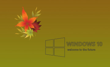 обоя компьютеры, windows  10, логотип, фон