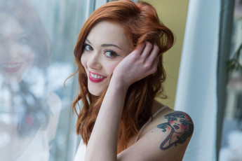 Картинка девушка девушки -unsort+ рыжеволосые+и+другие модель