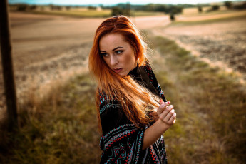 Картинка девушка девушки -unsort+ рыжеволосые+и+другие модель