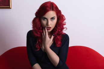 Картинка девушка девушки -unsort+ рыжеволосые+и+другие модель