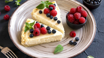 Картинка еда торты торт малина черника