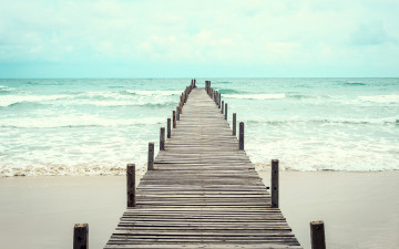 Картинка природа побережье sand summer seascape лето пирс песок beach море blue волны wave пляж sea