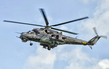 Картинка mil+mi35e авиация вертолёты ввс