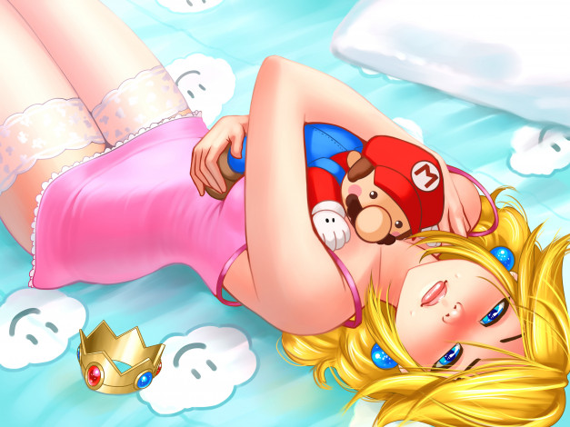 Обои картинки фото разное, арты, девушка, игрушка, взгляд, фон