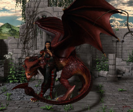 Картинка 3д+графика фантазия+ fantasy фон взгляд девушка