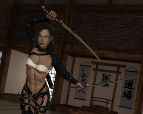 Картинка 3д+графика фантазия+ fantasy фон взгляд девушка