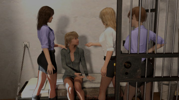 Картинка 3д+графика люди+ people фон взгляд девушки