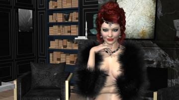 Картинка 3д+графика люди+ people фон взгляд девушка