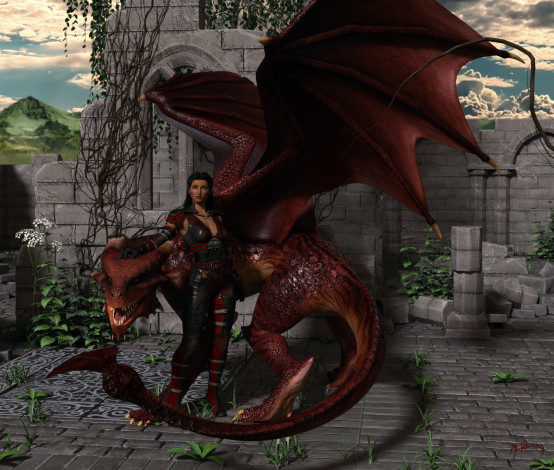 Обои картинки фото 3д графика, фантазия , fantasy, фон, взгляд, девушка