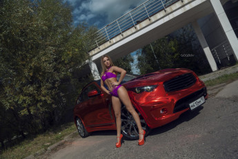 Картинка автомобили -авто+с+девушками девушка красивая супер секси няша нежная классная модница лапочка мадам