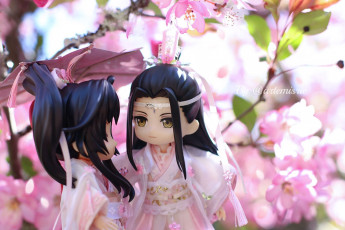 Картинка разное игрушки вэй усянь лань ванцзи куклы цветение