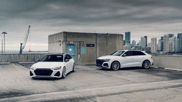 Картинка автомобили audi city white rs6 vag rsq8