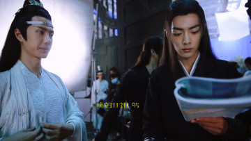 Картинка разное знаменитости ван ибо сяо чжань съемки костюмы люди