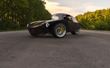 Картинка автомобили виртуальный+тюнинг velorex чудный и прикольный трёхколёсный автомобиль