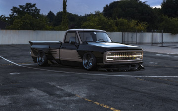 Картинка chevrolet+c10+cyber+truck автомобили виртуальный+тюнинг chevrolet c10 cyber truck