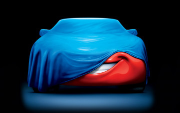 Картинка мультфильмы cars машина улыбка тент