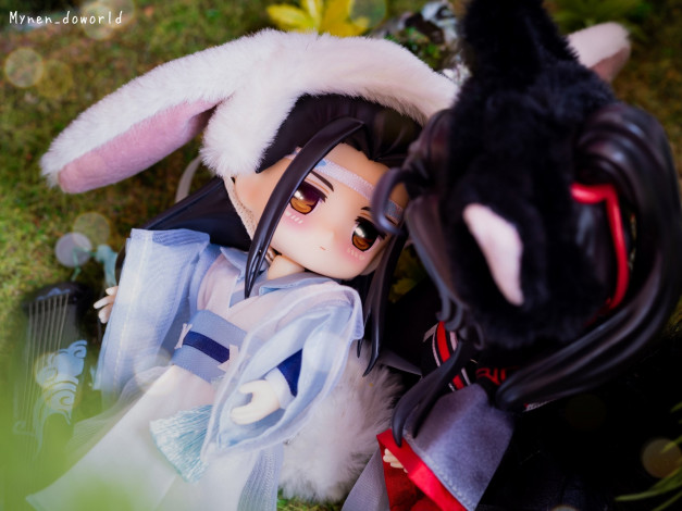 Обои картинки фото разное, игрушки, вэй, усянь, лань, ванцзы, куклы