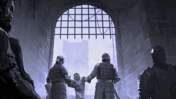 Картинка видео+игры hood +outlaws+&+legends замок ворота мальчик рыцари