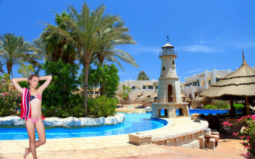 Картинка девушки -+брюнетки +шатенки бассейн шатенка купальник бикини