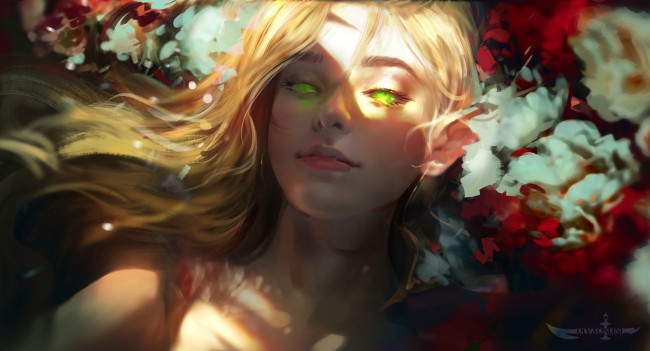 Обои картинки фото фэнтези, эльфы, девушка