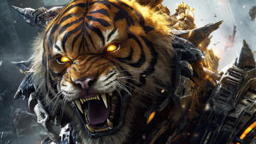 Картинка фэнтези роботы +киборги +механизмы нейросети графика нейроарт ai art нейронные сети рисунки нейро искусство