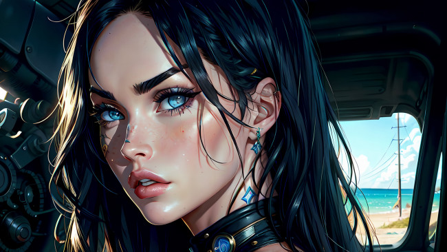 Обои картинки фото фэнтези, девушки, нейросети, графика, нейроарт, ai, art, нейронные, сети, рисунки, нейро, искусство