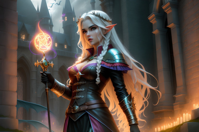 Обои картинки фото фэнтези, эльфы, нейросети, графика, нейроарт, ai, art, нейронные, сети, рисунки, нейро, искусство