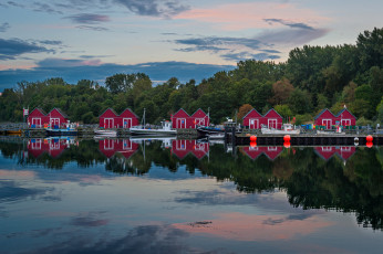 Картинка города -+пейзажи отражение
