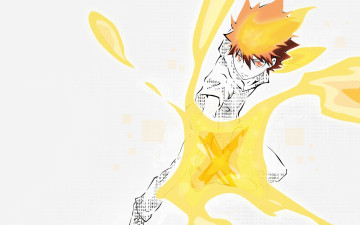 обоя аниме, katekyo hitman reborn, парень, персонаж