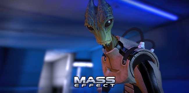 Обои картинки фото видео игры, mass effect, существо, взгляд