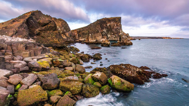 Обои картинки фото reykjanesta, iceland, природа, побережье