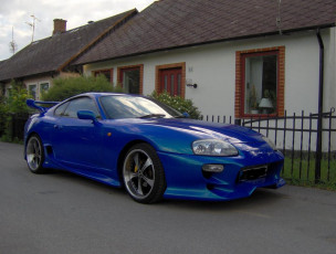 Картинка toyota supra автомобили