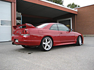 Картинка nissan skyline r33 gtr автомобили datsun