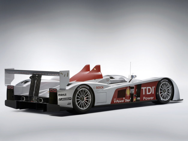 Обои картинки фото audi, le, mans, r10, td1, 2006, автомобили