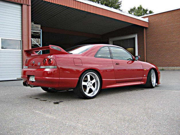 Обои картинки фото nissan, skyline, r33, gtr, автомобили, datsun