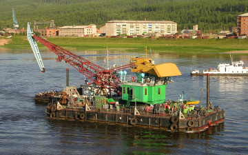 Картинка плавкран техника краны