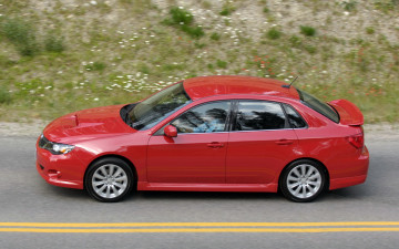 Картинка subaru impreza wrx sedan usa автомобили