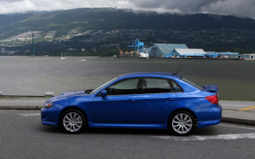 Картинка subaru impreza wrx sedan usa автомобили