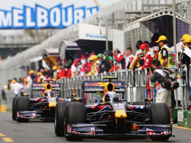 Обои картинки фото f1, australia, 2009, спорт, формула