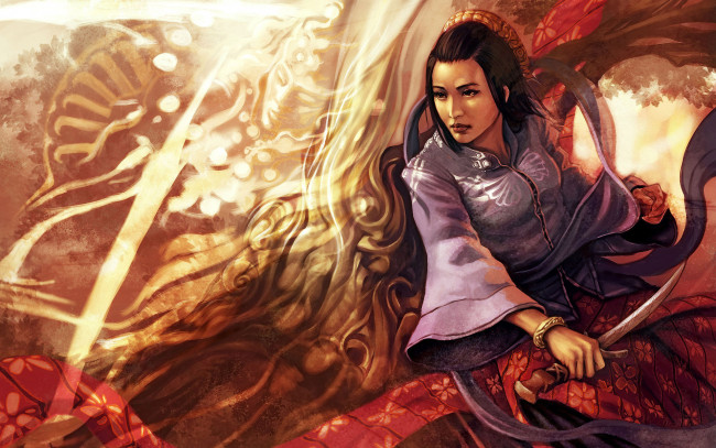 Обои картинки фото фэнтези, девушки