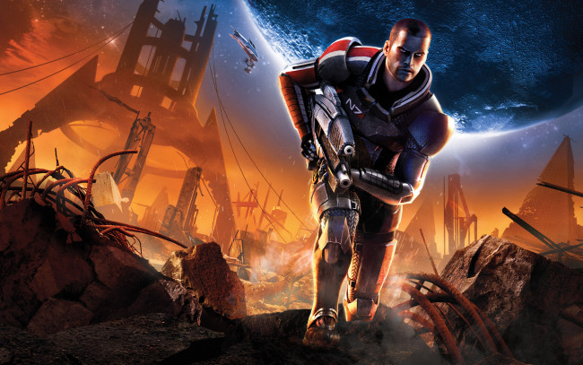 Обои картинки фото mass, effect, видео, игры