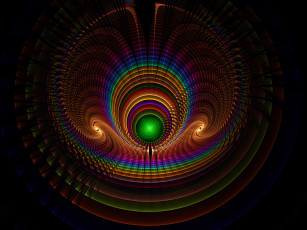 Картинка 3д графика fractal фракталы абстракция