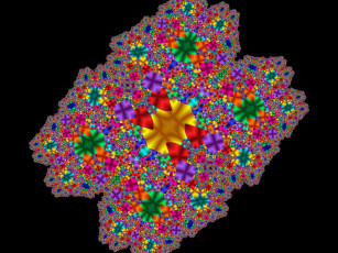 Картинка 3д графика fractal фракталы фрактал