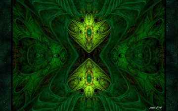 Картинка 3д графика fractal фракталы фрактал