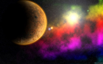 Картинка космос арт планеты