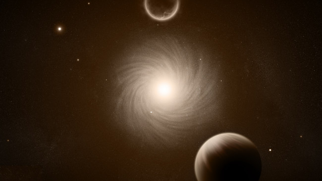 Обои картинки фото космос, арт, планеты